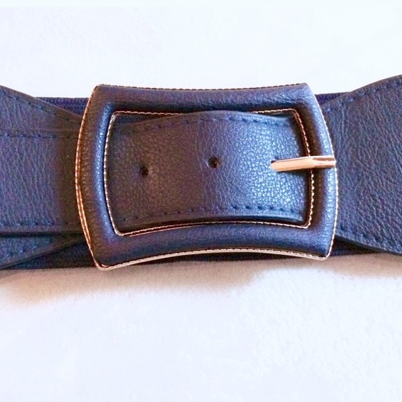 Accessories - Cinch Belt - Navy with Buckle
